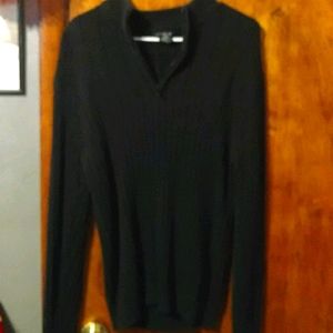 Zip up dress sweater